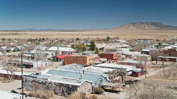 istock Small New Mexico Town - Aerial 1316141668