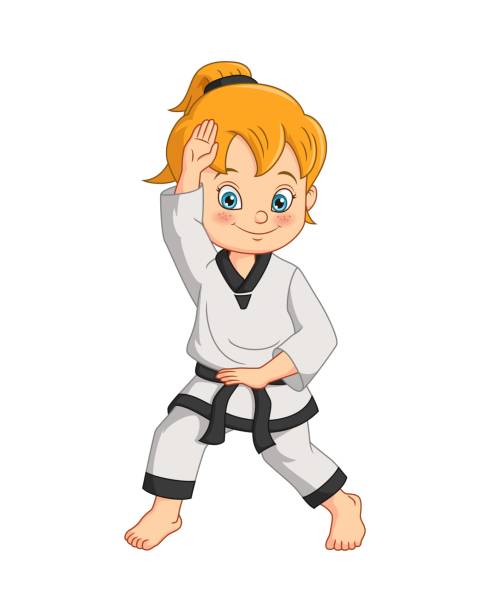Cô Gái Hoạt Hình Tập Karate Hình minh họa Sẵn có - Tải xuống Hình ảnh Ngay  bây giờ - Karate, Con gái - Nữ, Dễ thương - iStock