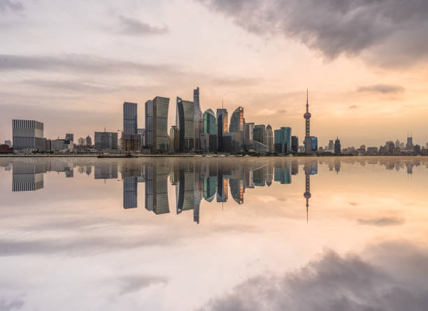 istock Landmarks of Shanghai with Huangpu river 1316156730
