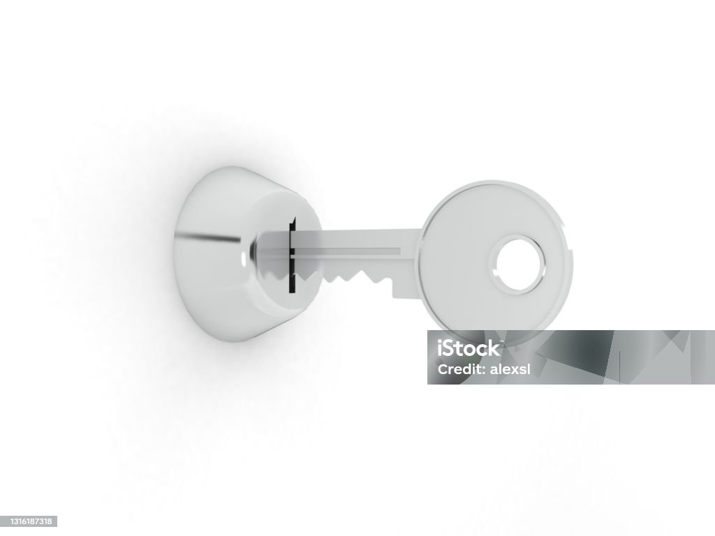 Key lock security protection Keyhole Stock Photo