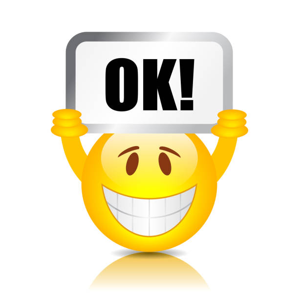 Say Yes Vector Emoji Stock Illustration - Download Image Now