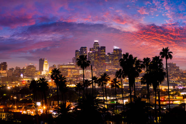 istock Downtown Los Angeles Skyline at Sunset 1316200528