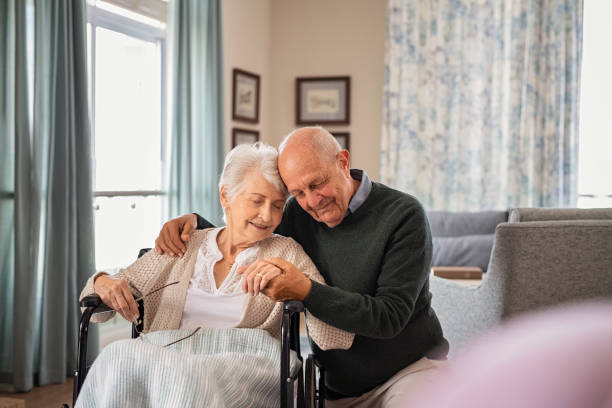 istock Senior lovely couple embracing 1316203957