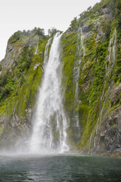 istock Waterfall at Milford Sound 1316222594