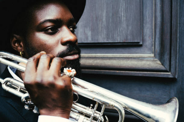 istock The trumpet player 1316225391