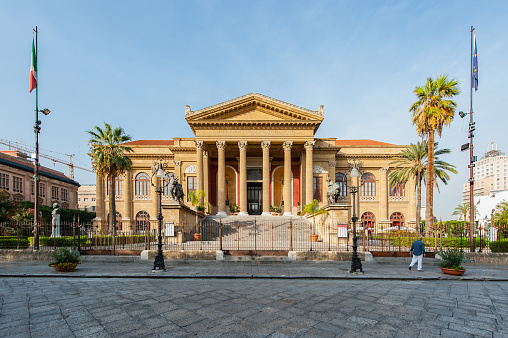 The Teatro Massimo Vittorio Emanuele is an opera house and opera company located on the Piazza Verdi in Palermo, It is one of the largest in Europe with perfect acoustics. The final scenes of the film Godfather 3 were shot in the theatre and on the steps in front.