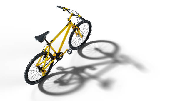Mountain bike isolated on white background