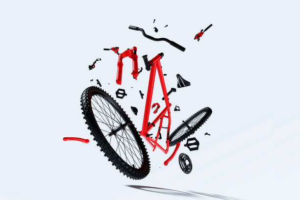 Disassembled bike Disassembled bike disassembling stock pictures, royalty-free photos & images