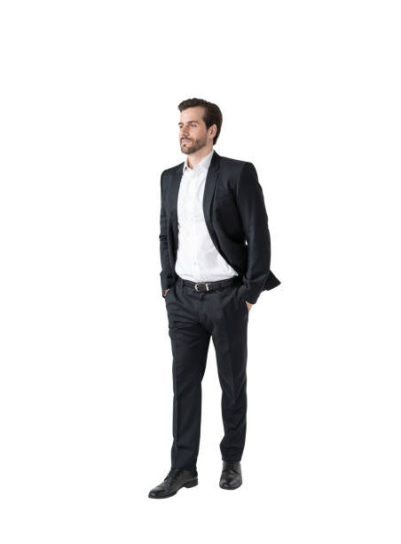 istock Business man with hands in pockets, isolated 1316232684