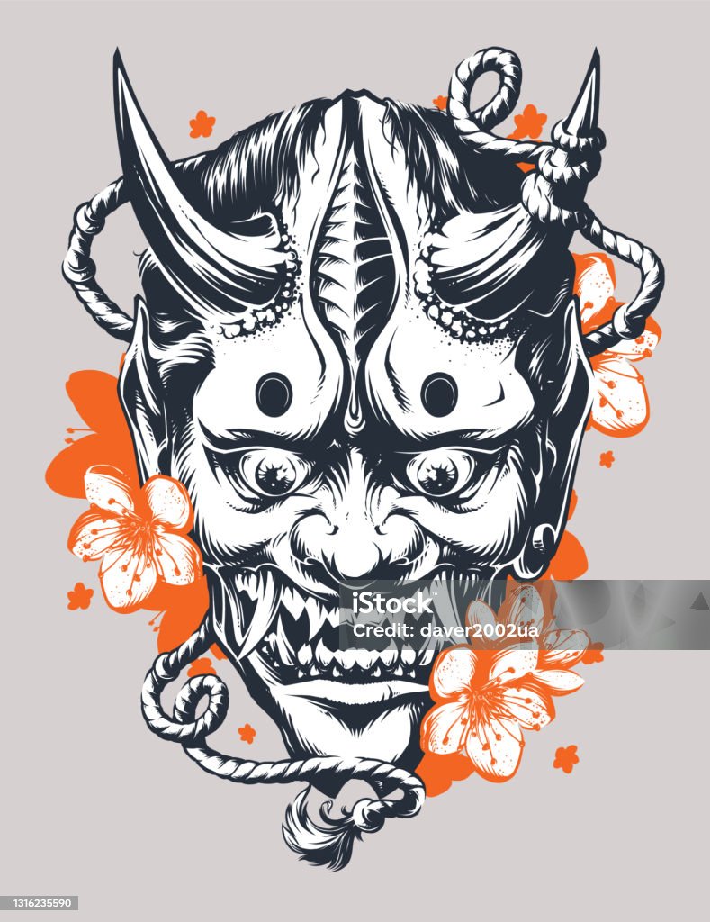 Mask Stock Illustration - Image Now - Devil, Anger - iStock