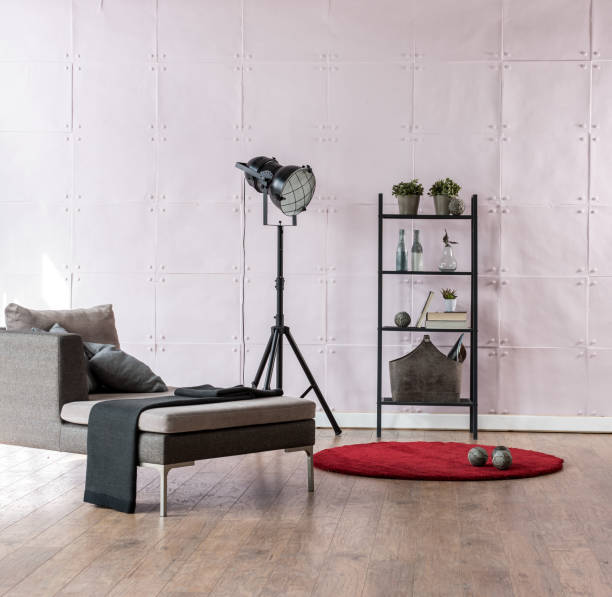 istock Reading room bookshelf old brick wall cozy interior decoration 1316239805