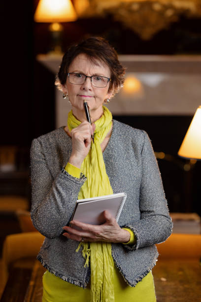 istock Woman deciding what to write 1316240652