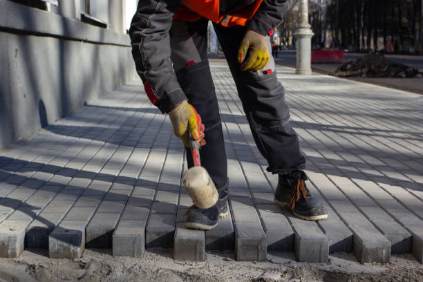 fotografia - concrete driveway construction site construction - fotografias e filmes do acervo