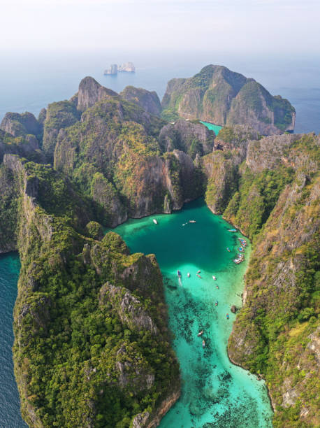 istock Aerial view Phi Phi Island famous place in Phuket, Thailand. 1316240925