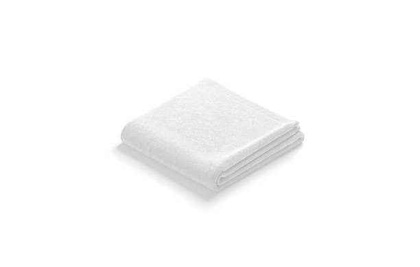 istock Blaank white folded big towel mock up, isolated 1316240927