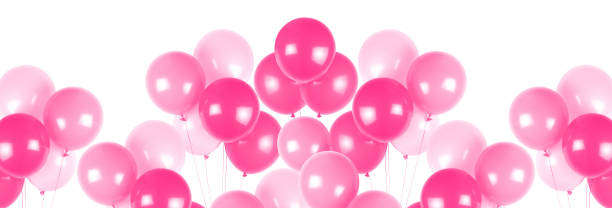 istock Pink party balloons . Panoramic images. 1316241151