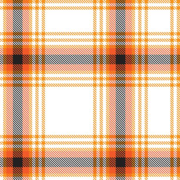 orange ombre plaid strukturierte nahtlose muster - tartan plaid textured pattern stock-grafiken, -clipart, -cartoons und -symbole