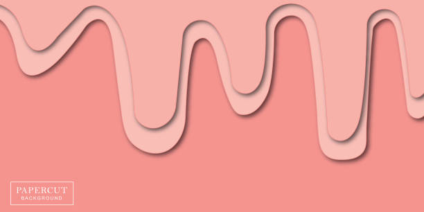 istock Paper cut background. Vertical banner with 3D wavy shapes layers. Abstract realistic paper design. Blue carving art. Vector design layout for flyers, posters, invitations 1316249710