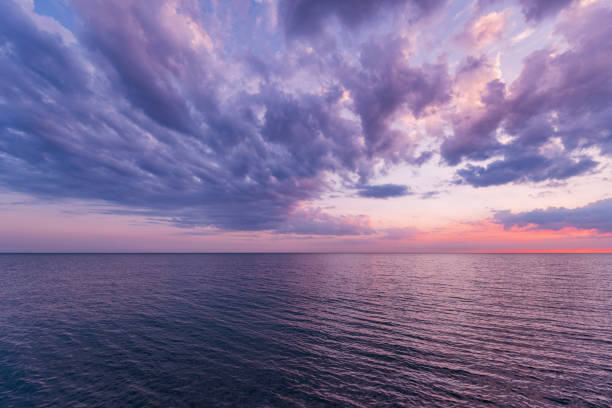 istock Sunset view of the sea coast. 1316254368