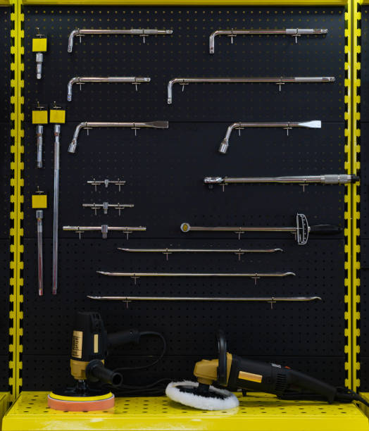 istock Spray Gun Hangs in the Tool Wall 1316260522