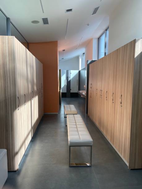 istock locker room with wooden wardrobes 1316260866
