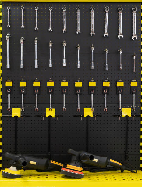 istock Spray Gun Hangs in the Tool Wall 1316262395