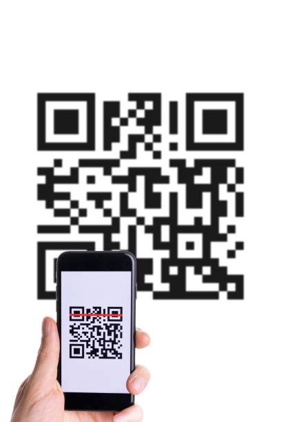 istock Pay qr code. Hand holding mobile smartphone screen for payment, online pay, scan barcode with qr code scanner on digital smart phone. Business and technology concept. 1316267094