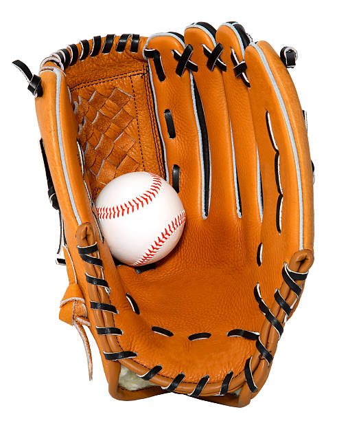 istock Baseball Glove and Ball Isolated 131626985