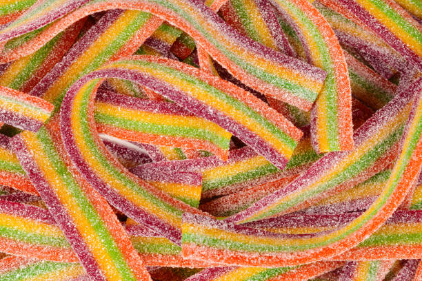 istock Colorful jelly beans background. Jelly candies pattern. 1316270983