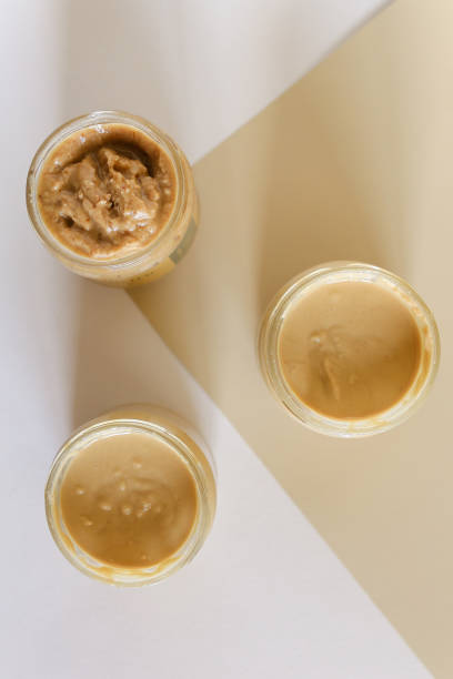 istock Peanut or Almond Butter in jar 1316271233