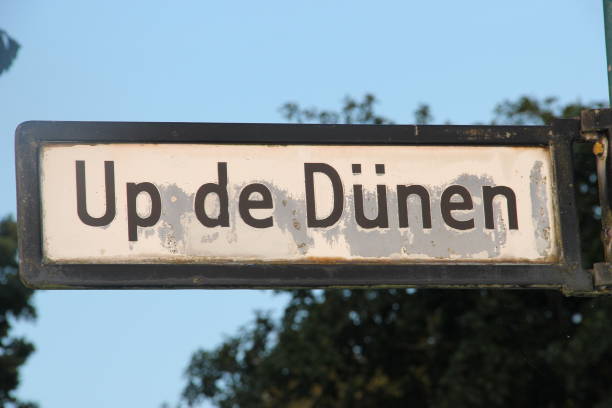 istock Street sign on island 1316273016