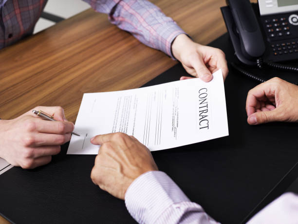 istock Man signing the contract 1316277082
