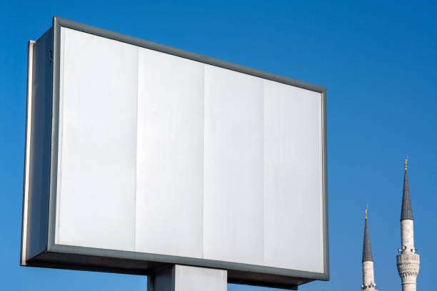istock Blank billboard with two minarets in Istanbul 1316285863