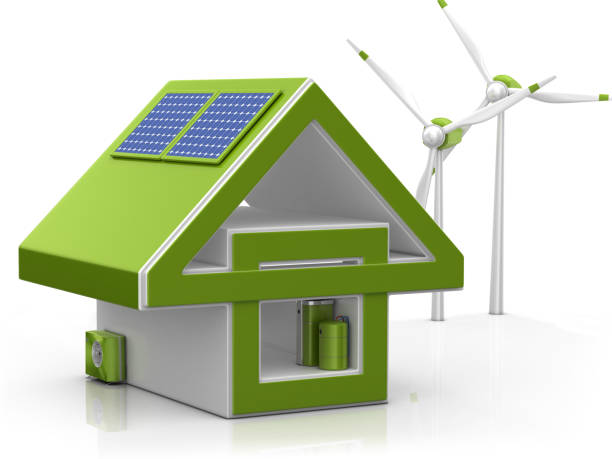 istock Icon Eco House - Green Energy Concept 1316286133