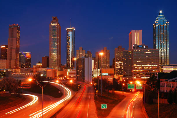 istock Night in Atlanta 1316287583