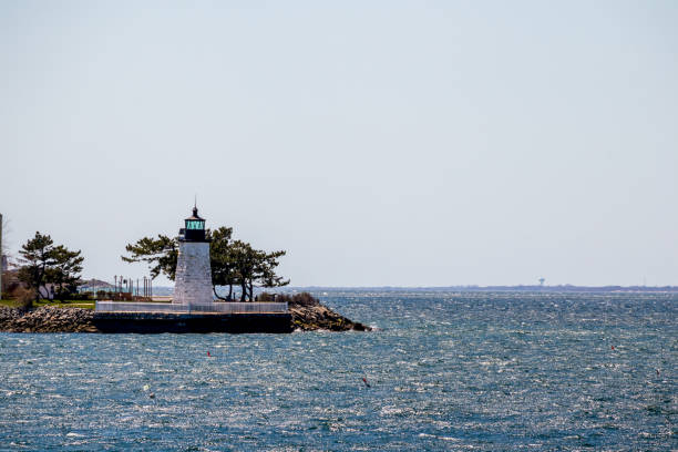 istock Goat Island Lighthouse in Newport 1316295041