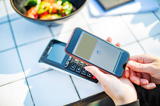 istock Contactless payment with credit card 1316297365