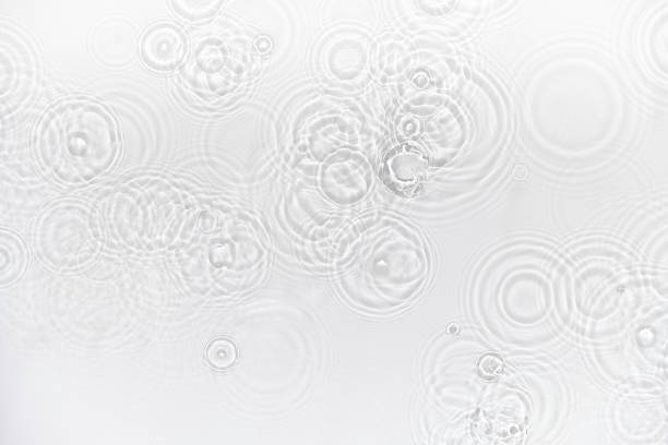 istock Water background. White water texture, blue mint water surface with rings and ripple. Spa concept background. Flat lay, top view, copy space, copy-space 1316298136