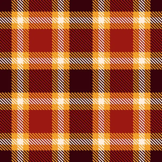 Vector illustration of seamless pattern background.  plaid, tartan flannel shirt. trendy tiles vector