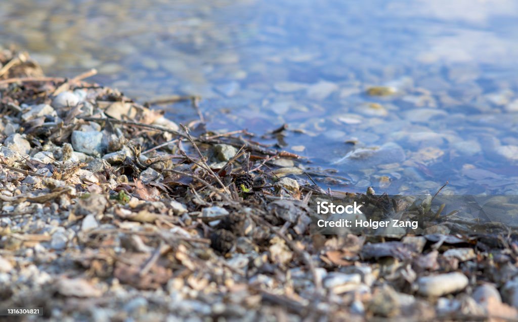 Steinufer am See Backgrounds Stock Photo