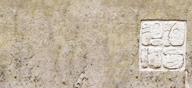 istock Bas-relief carving with Mayan inscription, Palenque, Chiapas, Mexico 1316306064