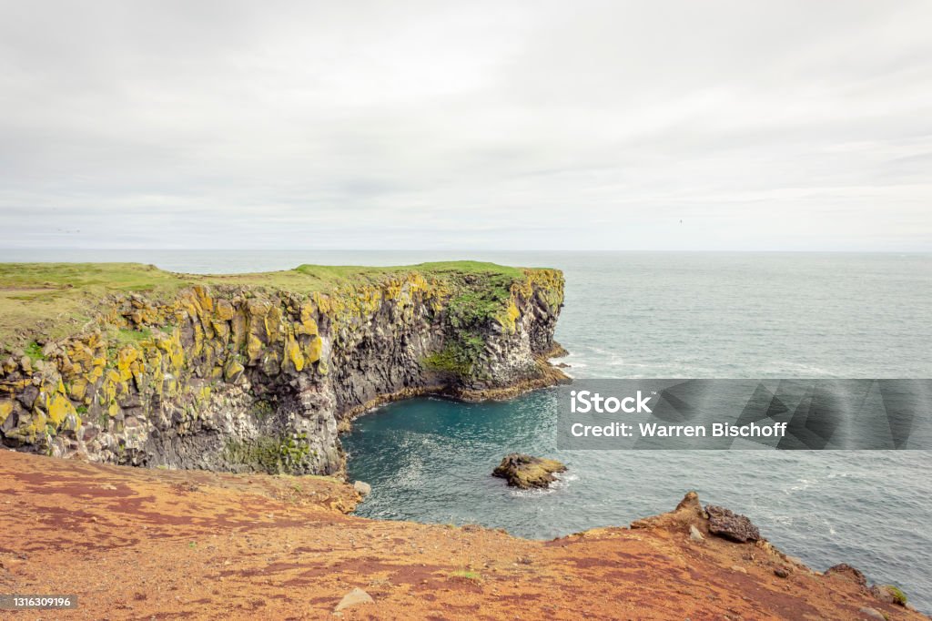 Anastapi Arnarstapi Sea Cliffs Stock Photo - Download Image Now - Arctic, Arctic ...