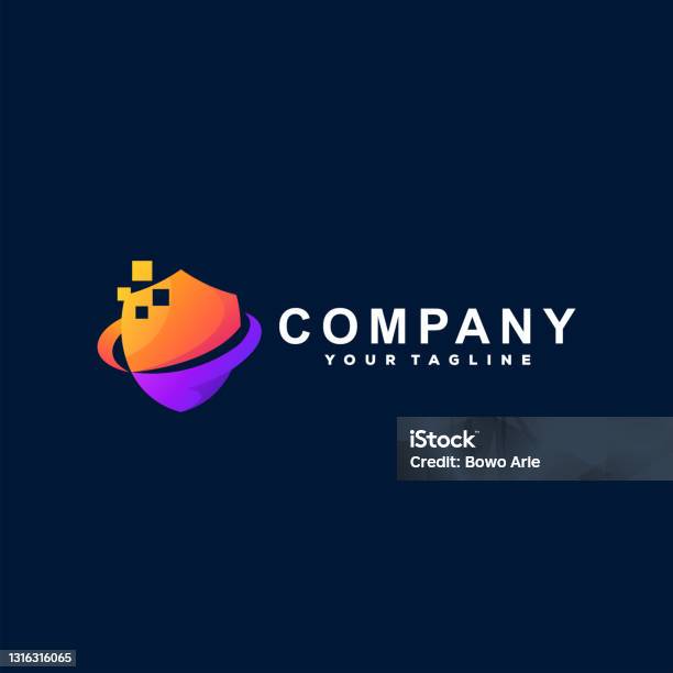 Gradient Tech Logo Designs Tech Abstract Gradient Logo Design Stock Illustration - Download Image ...