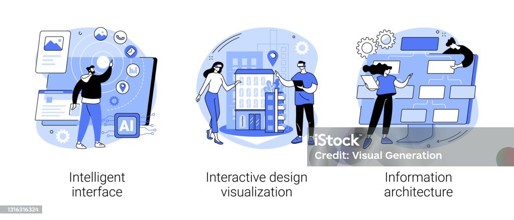 Development Abstract Picture Software Development Abstract Concept Vector Illustrations Stock ...