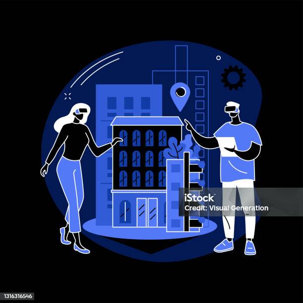 Interactive Design Visualization Abstract Concept Vector Illustration ...