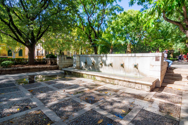 Fountains in Palma de Mallorca, Spain