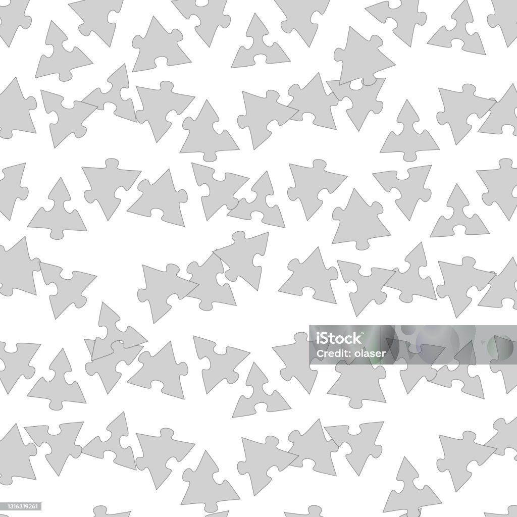 Random Puzzle Pattern Separated Square Jigsaw Random Puzzle Piecespattern Stock Illustration ...