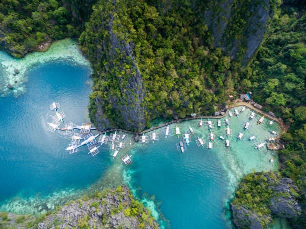 istock Pier in Coron, Palawan, Philippines. Coron in Background. Tour A. 1316319906