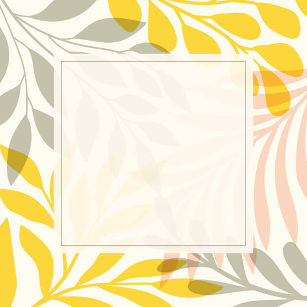 istock Modern floral vector banner. Botanical illustration template background. Abstract plant elements for print design, social media, post banner and presentation. 1316325451