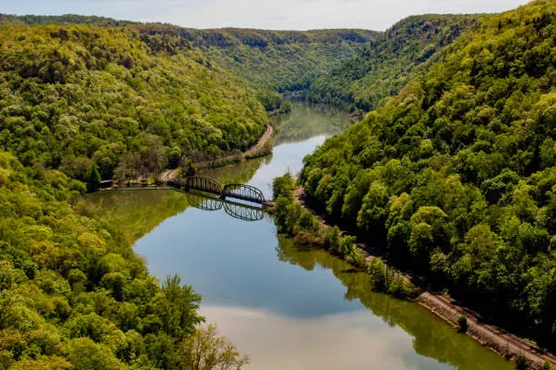 Photo of Overlooking the New River Gorge in West Virginia